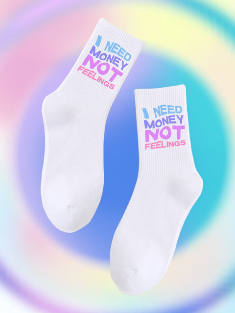 Slogan socks