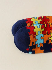 Men Puzzle Socks